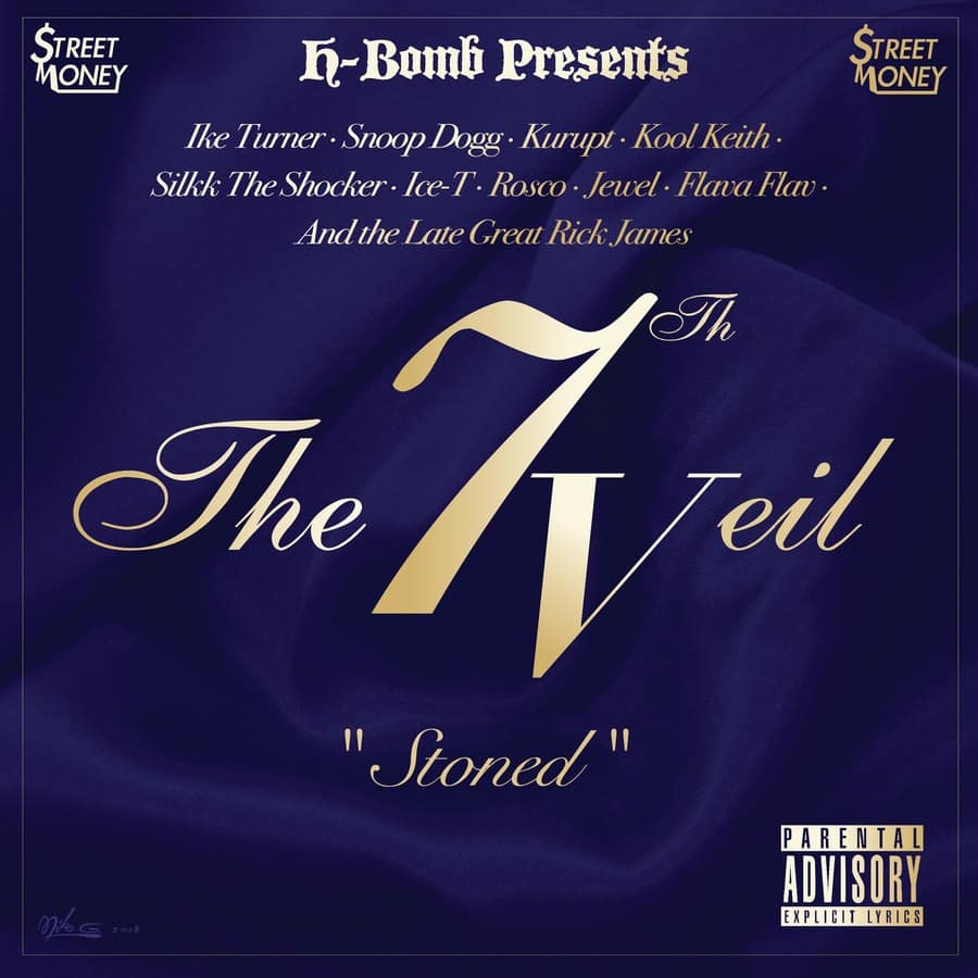 Cover of H-Bomb presents The 7th Veil, Stoned, 2009