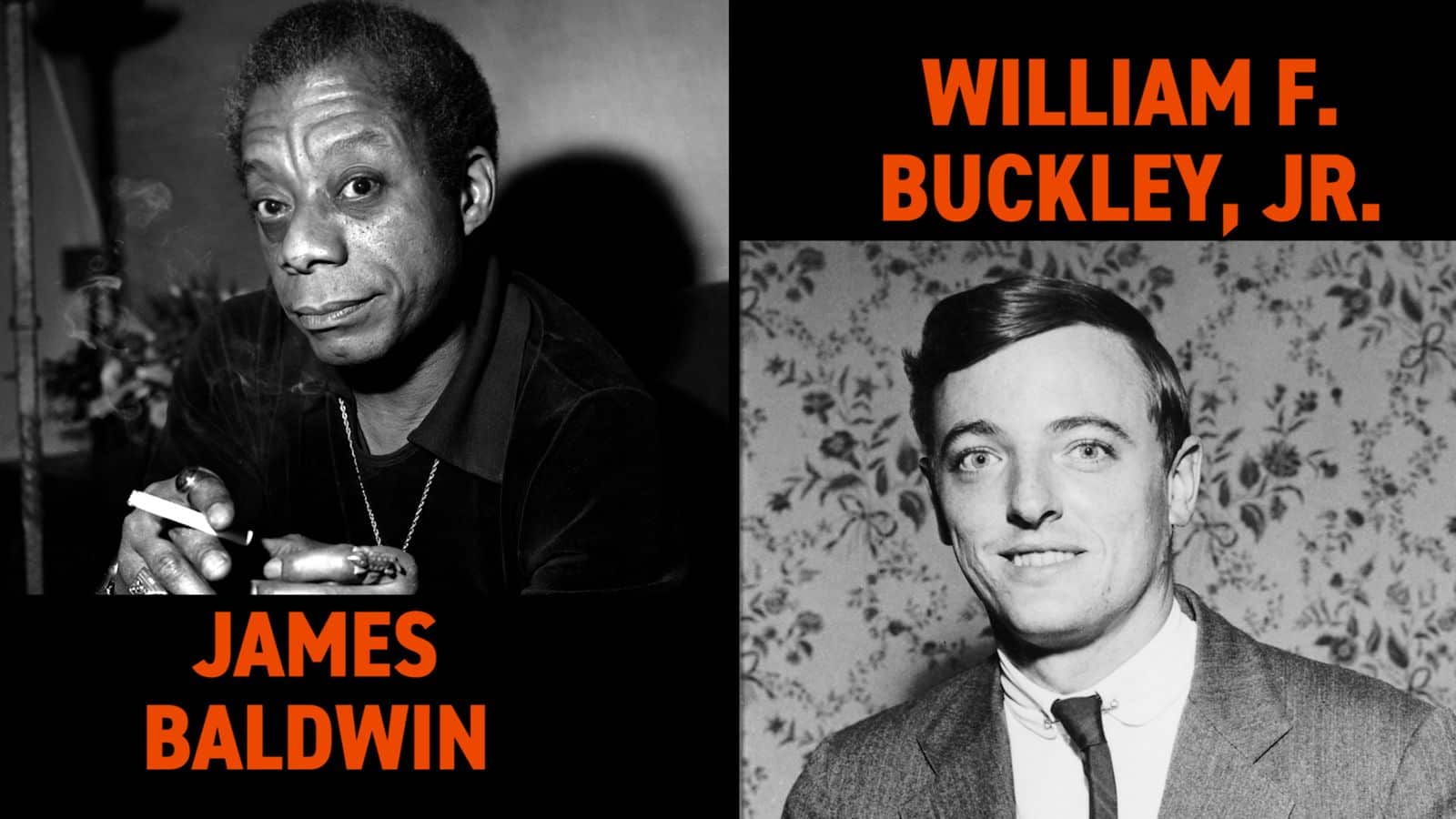 Black History in Two Minutes (or so) episode thumbnail: James Baldwin and William F. Buckley Jr.